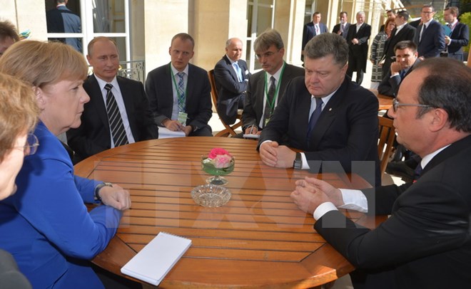 ក្រុម Normandy ៤ គាំទ្រការឈប់បាញ់នៅភាគខាងកើតអ៊ុយក្រែន