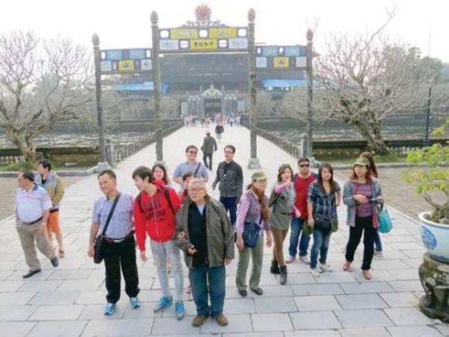 ភ្ញៀវទេសចរណ៍អញ្ជើញមកទស្សនាHue Khanh Hoa មានការកើនឡើងក្នុងឱកាសឆ្នាំថ្មីឆ្នាំវកអដ្ឋស័ក២០១៦