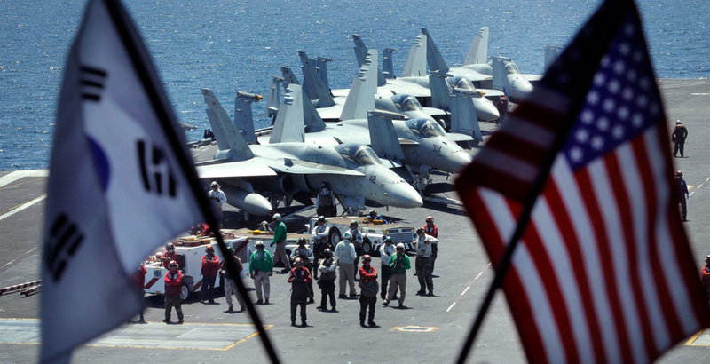 អាមេរិកប្រកាសបន្តធ្វើសមយុទ្ធរួមជាមួយកូរ៉េខាងត្បូង