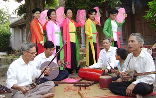 ក្លិបចំរៀង Cheo នៅភូមិ Khuoc ខេត្តThai Binh