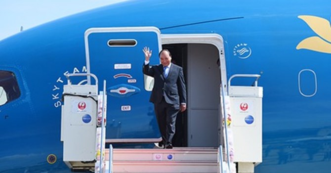 នាយរដ្ឋមន្ត្រីវៀតណាមចាកចេញពីរដ្ឋធានីហាណូយចាប់ផ្តើមដំណើរទស្សនកិច្ចនៅចិន