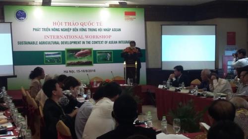 ការអភិវឌ្ឍន៍កសិកម្មនិរន្តរភាពក្នុងកាធ្វើសមាហរណកម្មអាស៊ាន