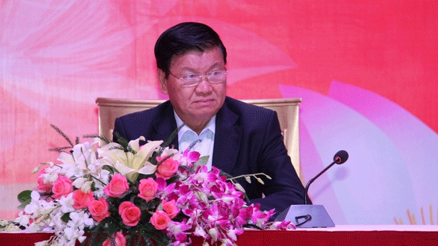 នាយករដ្ឋមន្ត្រីឡាវជួបសន្ទនាជាមួយអង្គភាពអាជីវកម្មវៀតណាម