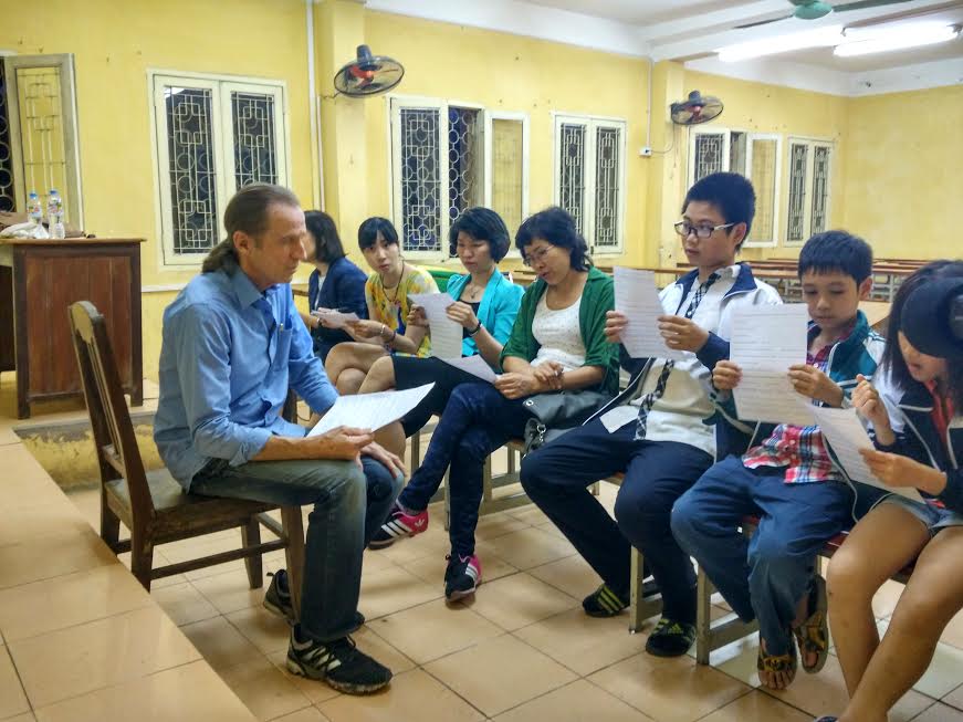 ថ្នាក់រៀនភាសាអង់គ្លេសរបស់អតីតយុទ្ធជនអាមេរិកមួយរួប