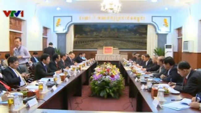 Делегация Компартии Вьетнама находится в Камбодже с визитом