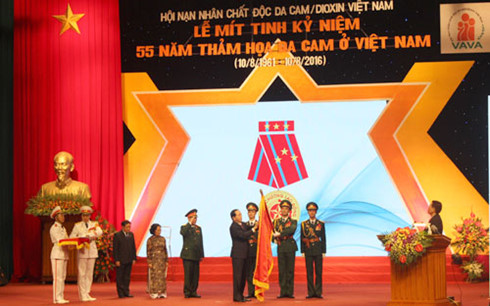 В Ханое прошел митинг в честь дня начала проведения армией США химических атак