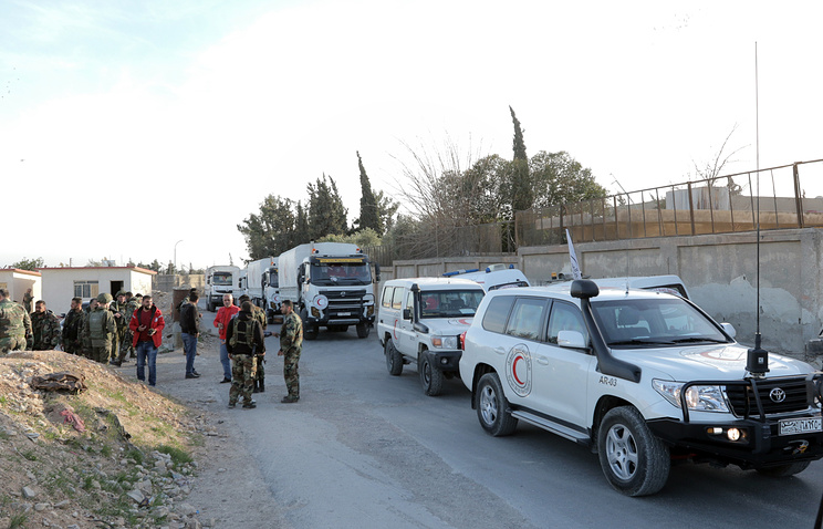 Из Восточной Гуты впервые организованно вышли 52 мирных жителя