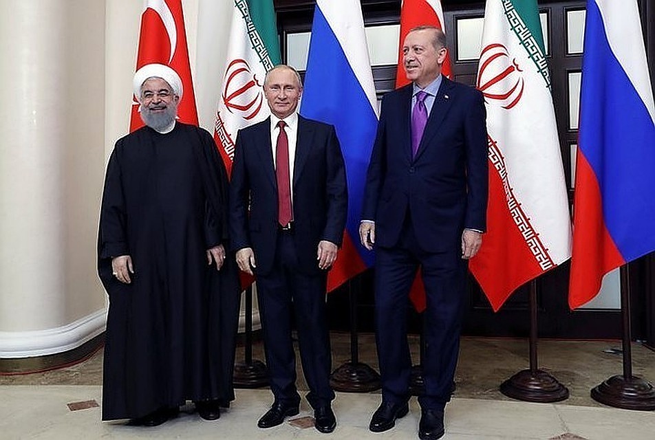 Путин призвал Турцию и Иран разработать совместный план по Сирии