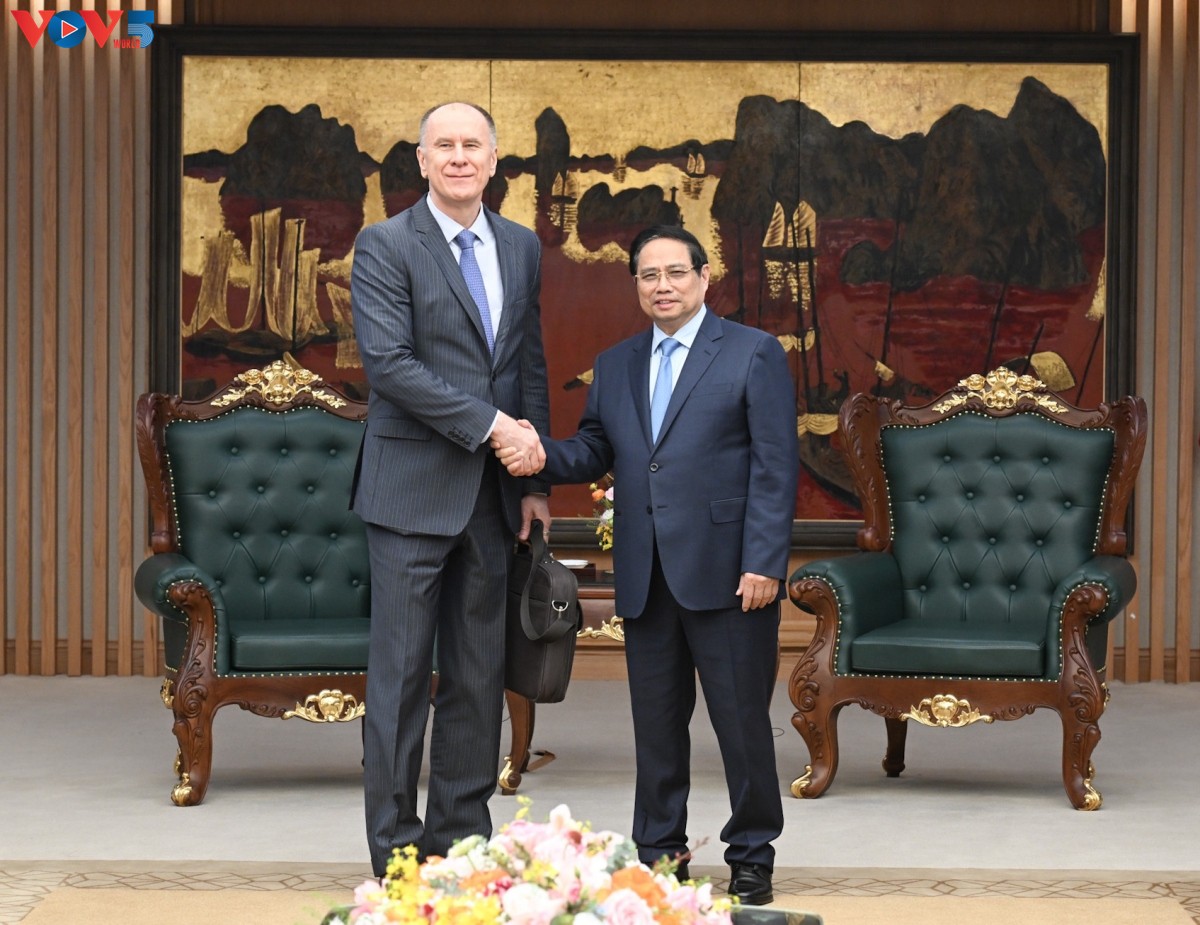 Премьер-министр Фам Минь Тинь принял делегацию МВФ