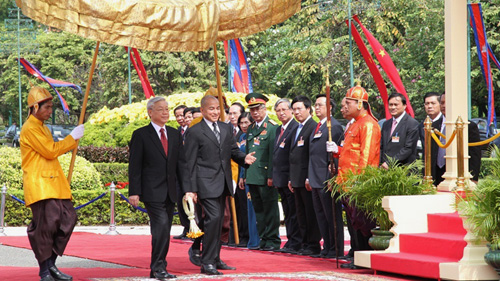 Le SG du PCV en visite au Cambodge