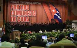 Ouverture de la première conférence nationale du Parti Communiste Cubain