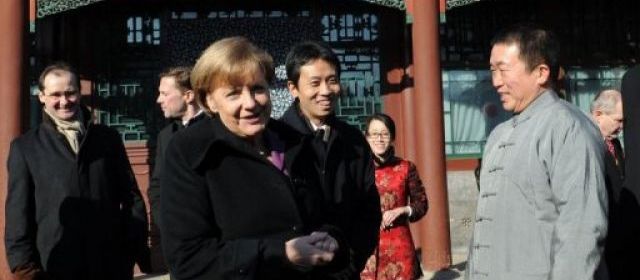 Angela Merkel en Chine