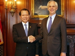 Fin de la visite du vice-Premier ministre Vu Van Ninh aux Etats-Unis