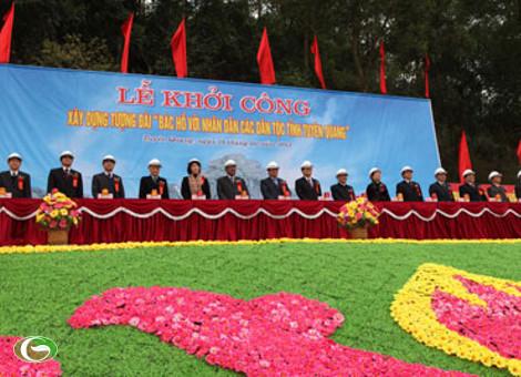 Mise en chantier du monument du président Ho Chi Minh à Tuyên Quang