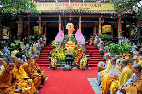 Célébration de l’anniversaire de Bouddha