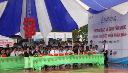 Truong Tan Sang lance la campagne de promotion des pratiques hygiéniques