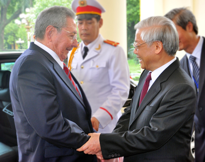 Raul Castro Ruz termine sa visite au Vietnam