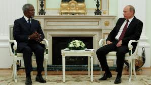 la Russie soutient les efforts de Kofi Annan pour la Syrie