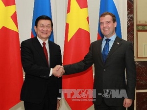 Activités du Président Truong Tan Sang en Russie