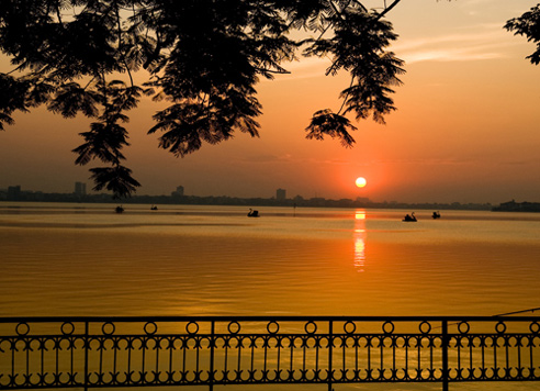 Le lac de l’Ouest à Hanoï