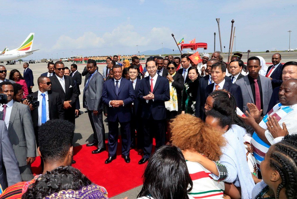 ប្រធានរដ្ឋវៀតណាមលោក Tran Dai Quang បញ្ចប់ប្រកបដោយជោគជ័យដំណើរទស្សនកិច្ចថ្នាក់រដ្ឋនៅសហព័ន្ធអេត្យូពី