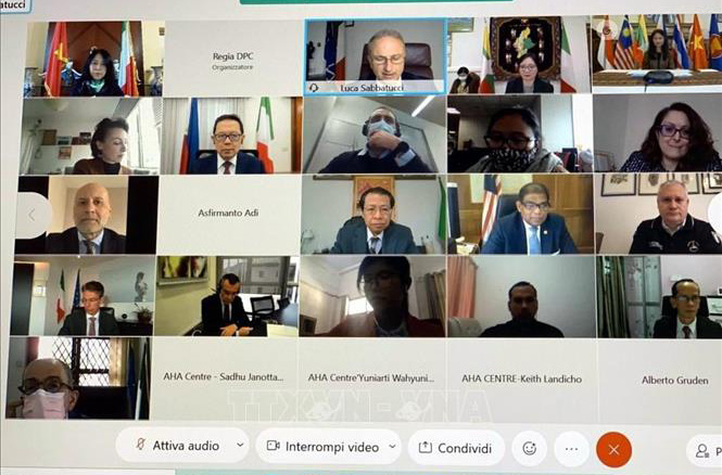 បើកវគ្គបណ្តុះបណ្តាលសម្រាប់មន្រ្តីអ៊ីតាលីនិងអាស៊ានស្តីពីការគាំពារស៊ីវិល