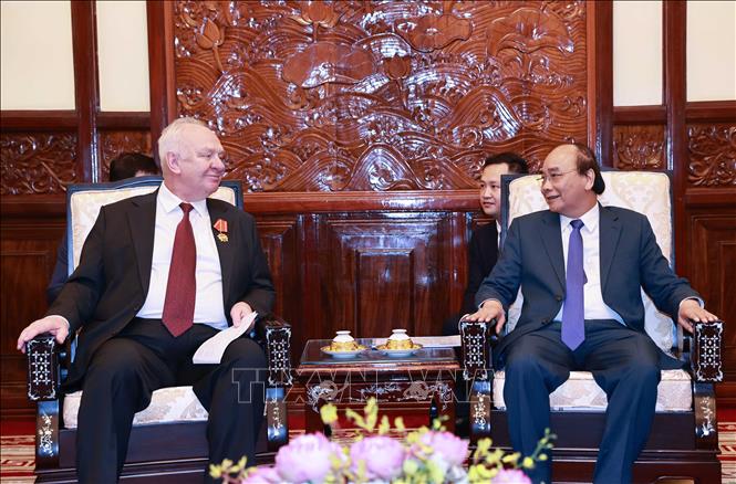 ប្រធានរដ្ឋ លោក Nguyen Xuan Phuc ទទួលជួបជាមួយឯកអគ្គរដ្ឋទូតនៃសហព័ន្ធរុស្ស៊ី