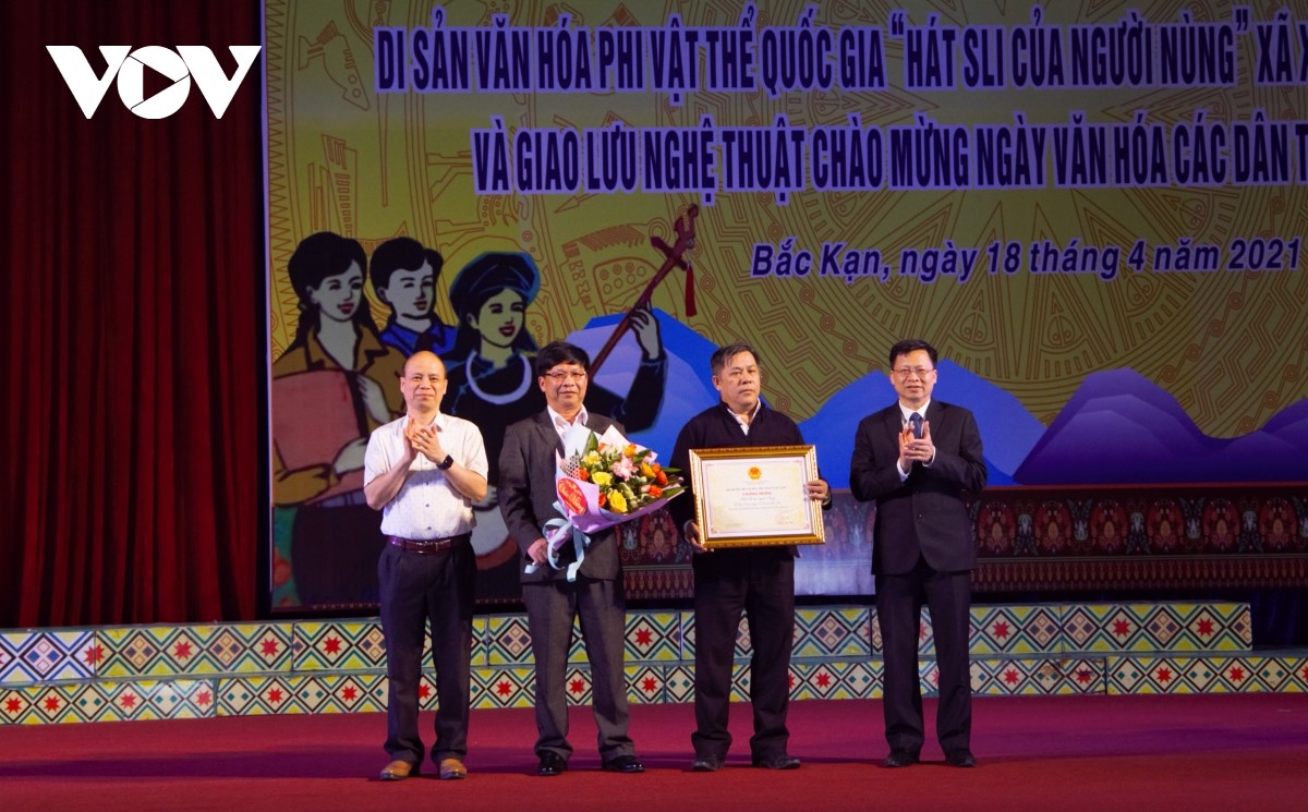 “ចម្រៀង Sli របស់ជនជាតិ Nung” នៅឃុំ Xuan Duong ស្រុក Na Ri ខេត្ត Bac Kan ក្លាយជាបេតិកភ័ណ្ឌអរូបីជាតិ