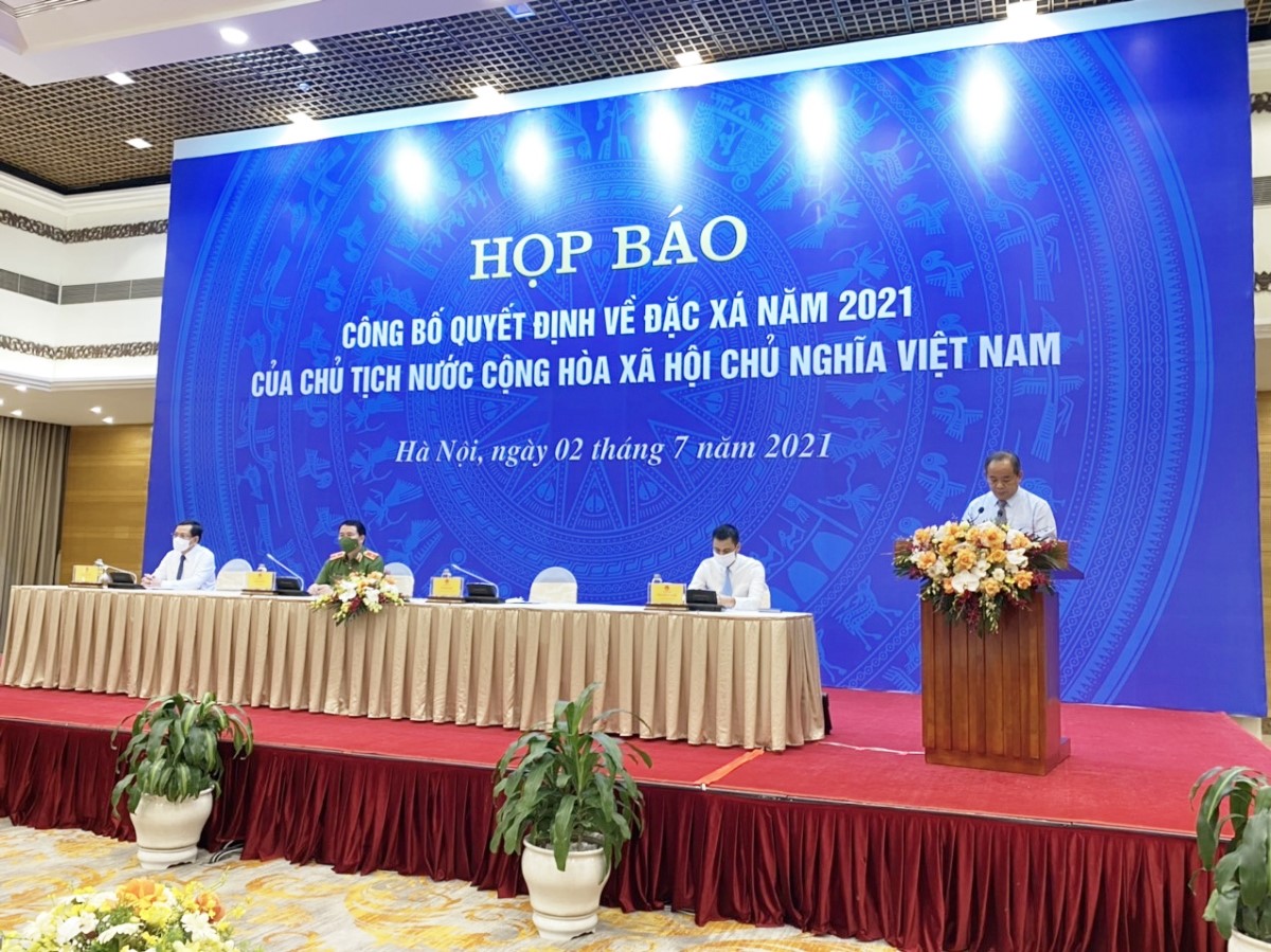 ប្រកាសសេចក្តីសម្រេចចិត្តរបស់ប្រធានរដ្ឋស្តីពីការលើកលែងទោសឆ្នាំ ២០២១