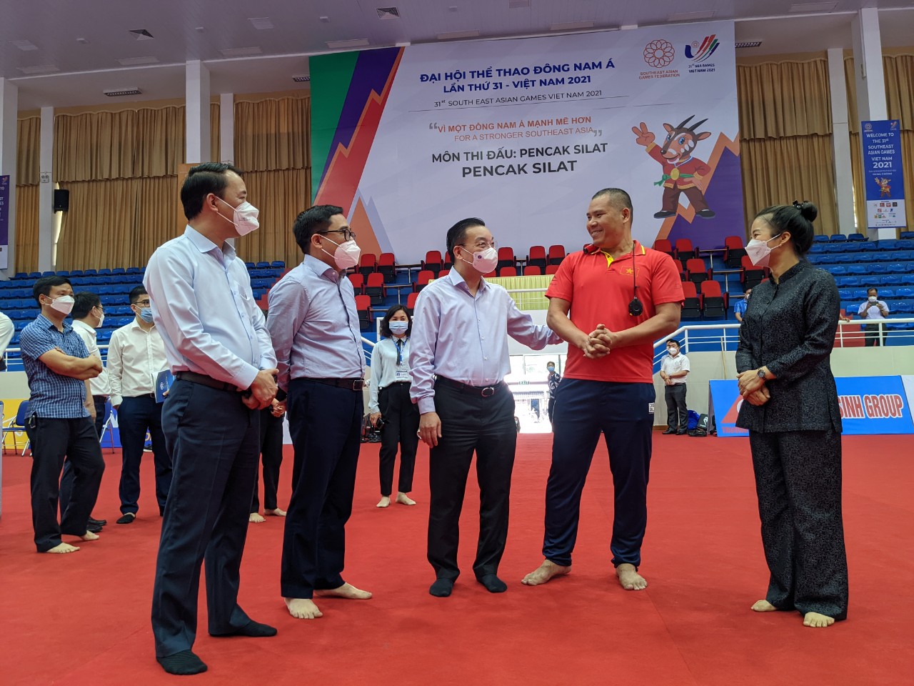 ប្រធានគណៈកម្មាធិការប្រជាជនទីក្រុងហាណូយចុះពិនិត្យការរៀបចំស៊ីហ្គេម ៣១