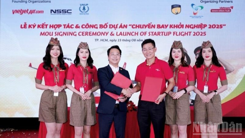 «ជើងហោះហើរចាប់ផ្ដើមអាជីវកម្ម» កសាងស្មារតីនវានុវត្តន៍រួម រវាងវៀតណាមនិងឥណ្ឌា