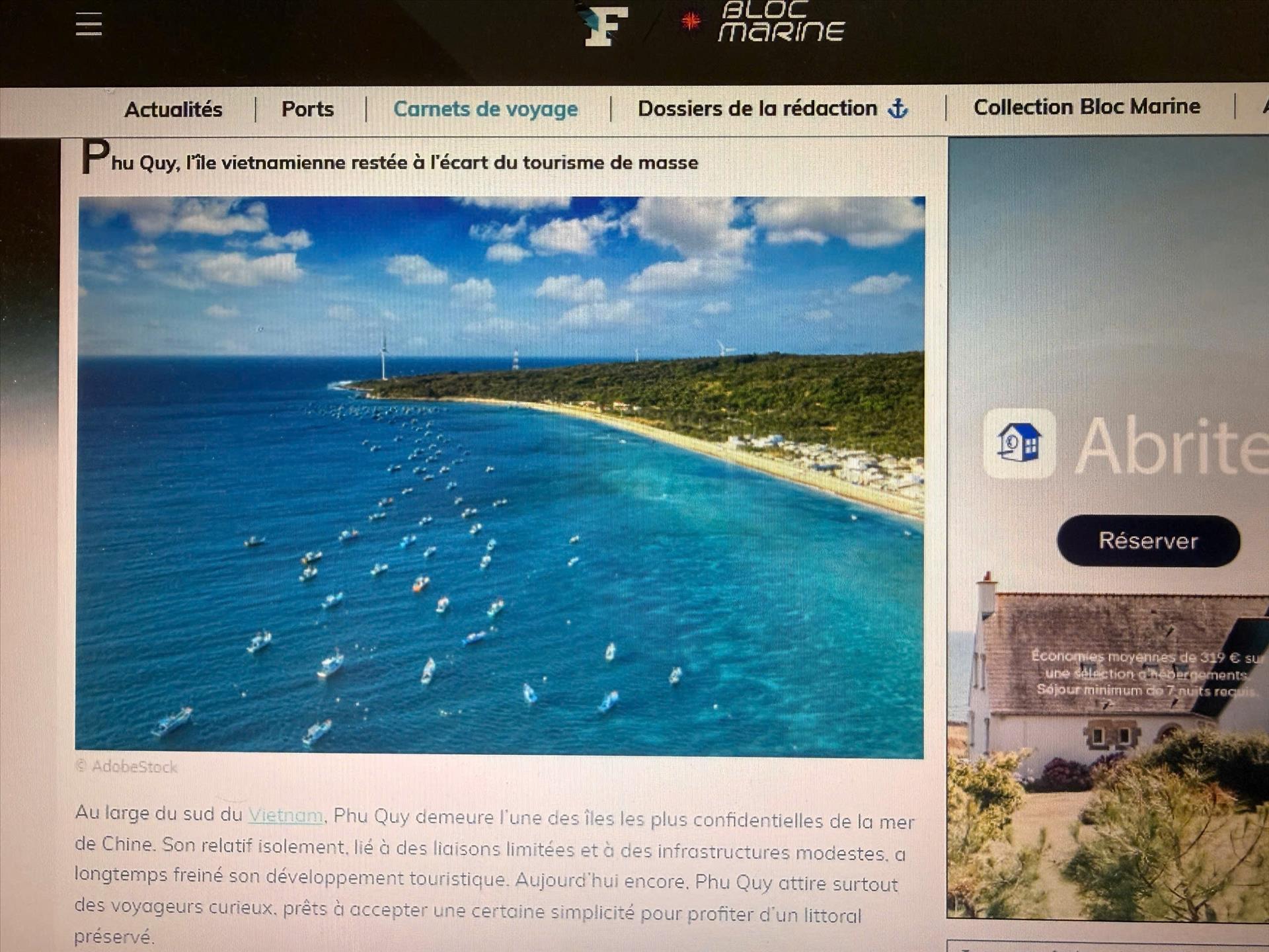 베트남 푸꾸이와 냐짱 동해 연안 ‘최고 명소’로 선정