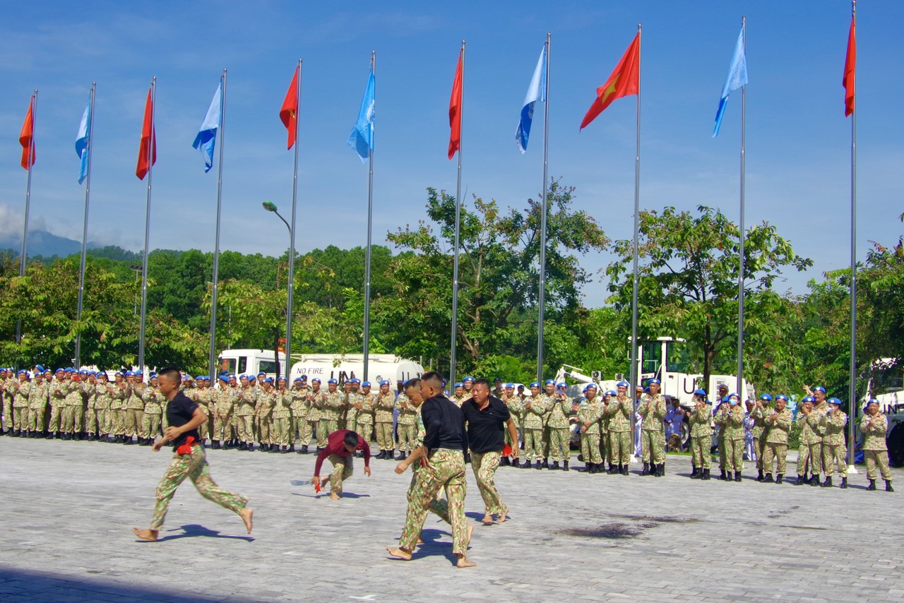 Préparation des Casques bleus vietnamiens pour les missions de paix
