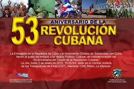 Los cubanos celebraron el 53 aniversario del Triunfo de la Revolución