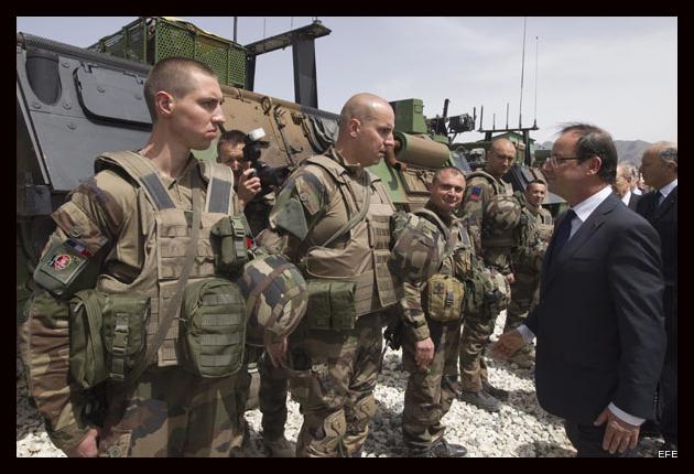 Francia retirará tropas de Afganistán en 2012