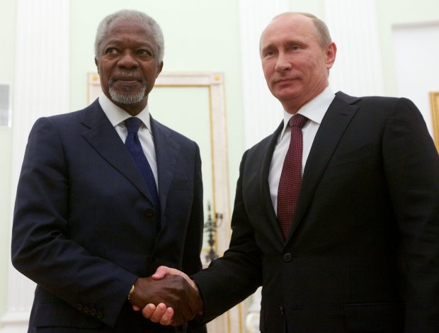 Rusia redobla su apoyo a plan de paz de Kofi Annan para Siria