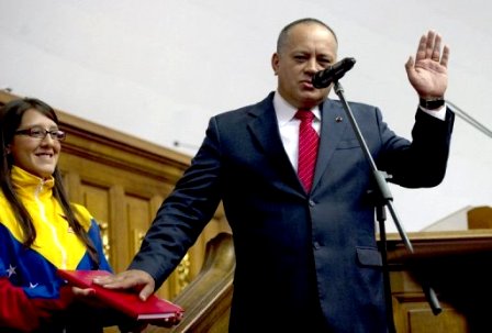 Diosdado Cabello, reelecto titular legislativo de Venezuela