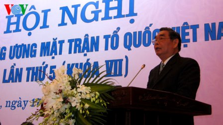 Frente de la Patria de Vietnam verifica trabajos de 2012