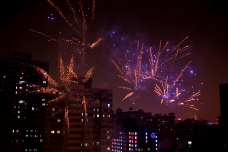 Asiáticos reciben Año de la Serpiente