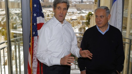 Optimista John Kerry con negociaciones Israel-Palestina