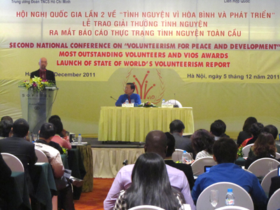 Treffen der Freiwilligen