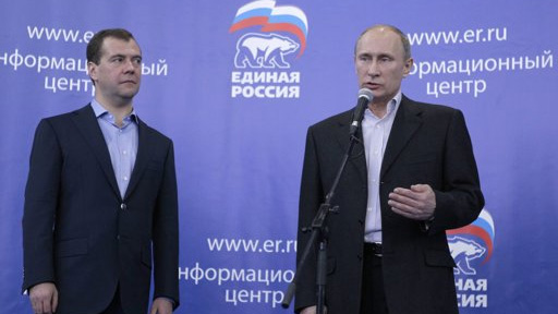 Geeintes Russland liegt bei Parlamentswahlen vorn