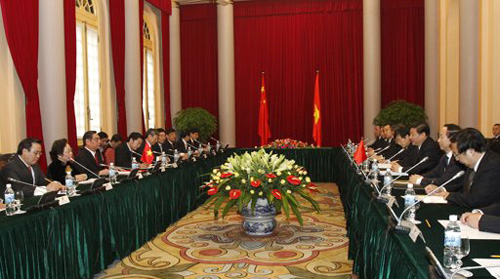 Chinesischer Vize-Staatspräsident ist in Vietnam zu Gast