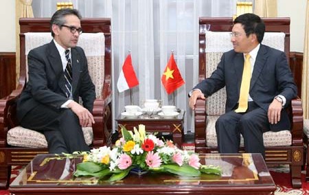 Außenminister Vietnams und Indonesiens treffen sich in Hanoi