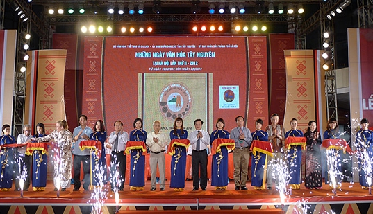 Eröffnung der sogenannten Kulturtage Tay Nguyen in Hanoi