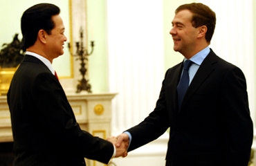 Russischer Premierminister Dmitri Medwedew besucht Vietnam