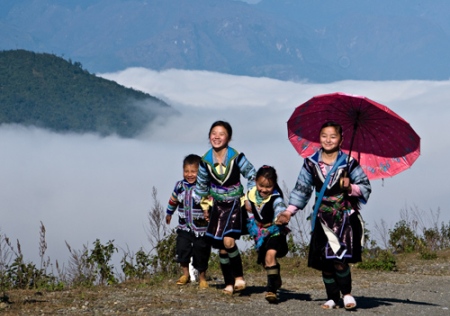 Lebensstärke aus einem Dorf der H’Mong in Sapa