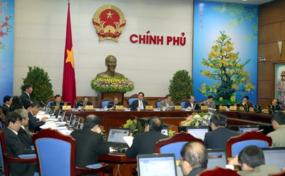 Regierung diskutiert die Lage des Landes im Januar 2013