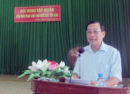 Fortbildung über gesetzliche Grundlagen für Würdenträger