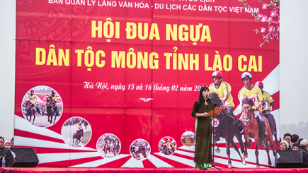 Festival des Pferdrennens der Mong